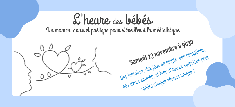 Visuel de l'événement L'heure des bébés du 18/12/2021